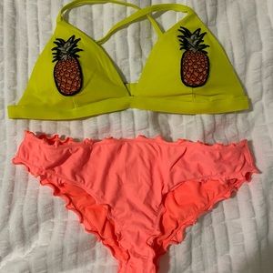 Hollister pineapple bikini